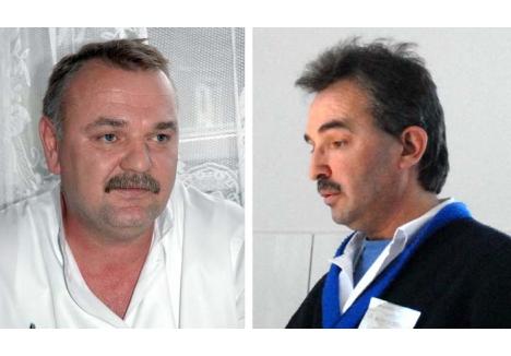 SĂRACI LIPIŢI. Condamnaţi la plata unor despăgubiri de aproape 150.000 euro către familia tinerei Marcela Gruie, care a murit sub mâna lor, anestezistul Vladimir Topală (stânga) şi ginecologul Radu Scridon (dreapta), s-au declarat săraci lipiţi, dar "falimentul" şi l-au provocat singuri, în acte, ca să fugă de răspundere 